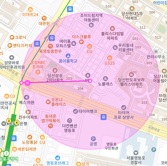 영등포구 당산동 월주차, 영등포구청역 반경 3분 거리!