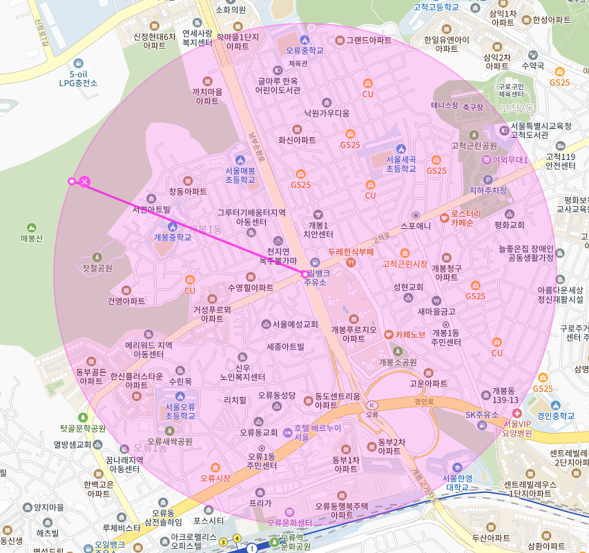 서울 구로구 개봉동 오류동역 매봉산 부근 월주차, 월정기권 | 주만사 단독! 기회 놓치지 마세요!!