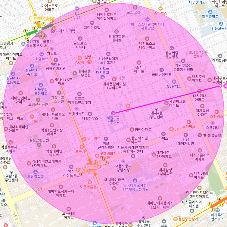 서울 강남구 대치동 한티역 이마트 부근 월주차, 월정기권 | 주만사로 다 했다!!