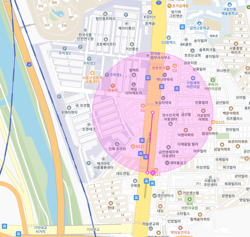 시흥산업용재유통센터 인근 주차장 | 월주차 정기권 | 금천구 시흥동 석수역
