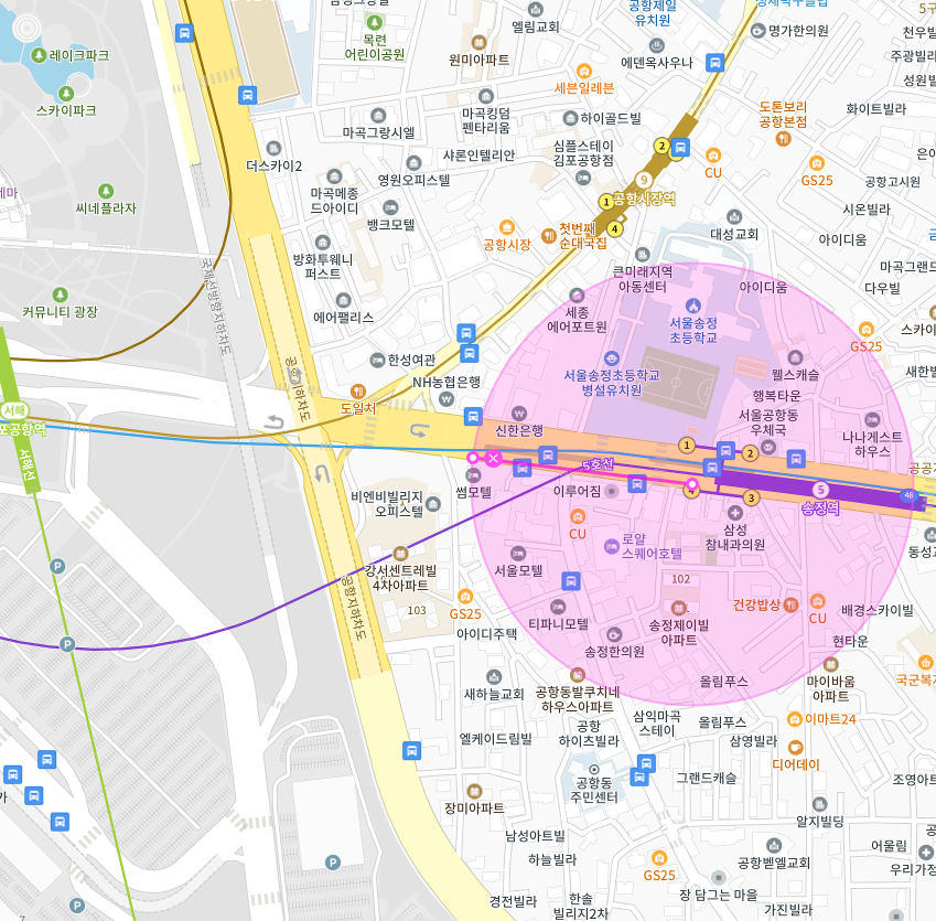 김포공항 인근 주차장 | 월주차 정기권 | 김포공항역 공항시장역 송정역