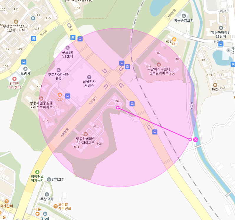 구로구 항동 서울항동초등학교 괴안체육공원 월주차 ㅣ 주간제 ㅣ 9시간 4,050원