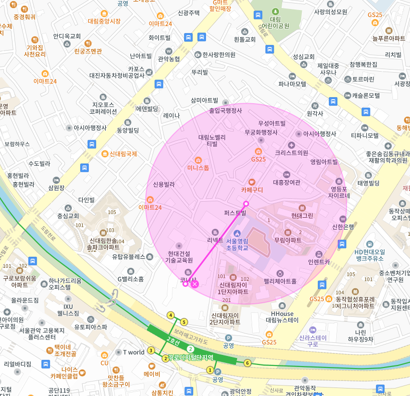 영등포구 대림동 구로디지털단지역 인근 주차장 | 월주차 정기권 | 전일제
