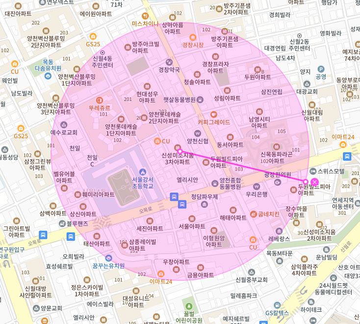 양천구 신월동 신정네거리역 과학수사연구원입구교차로월주차 ㅣ 주간제 ㅣ 9시간 5,000원