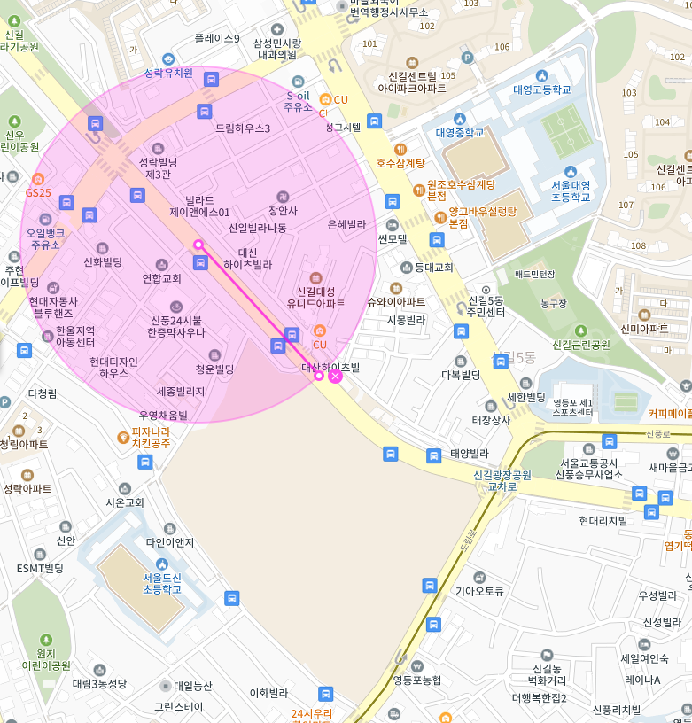 영등포구 대림동 신길근린공원 인근 주차장 | 월주차 정기권 |  대기 신청 가능