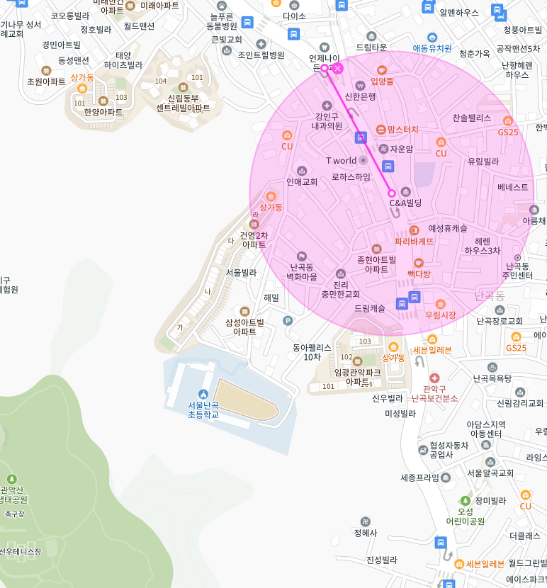 관악구 신림동 관악산생태공원 인근 주차장 | 월주차 정기권 | 전일제
