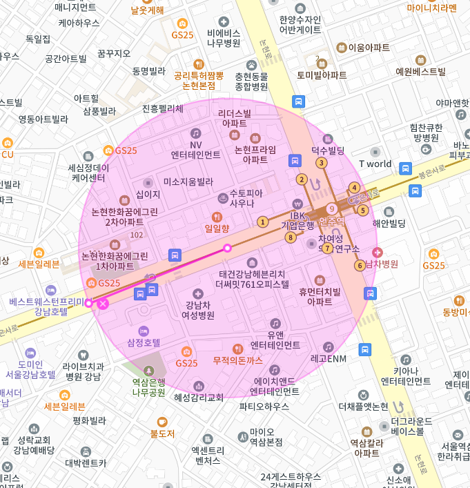 강남구 논현동 월주차, 9호선 언주역 역세권으로 이용 가능!
