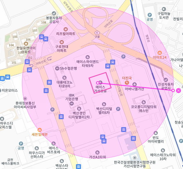 [new 주차장 안내!] 금천구 에이스 가산포휴 주차장 개방!