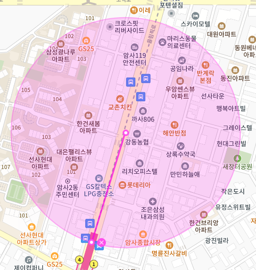 강동구 암사동 월주차, 지정석을 특가로 이용하세요.(선착순 1명)