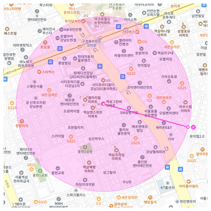 역삼동 월주차 ㅣ 1시간 360원 ㅣ 언주역 도보 10분 이내
