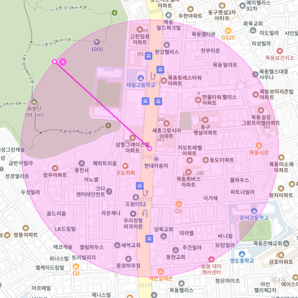 양천구 목동 월주차 | 강서고, 영도중 인근 주차장 | 평일 전일제