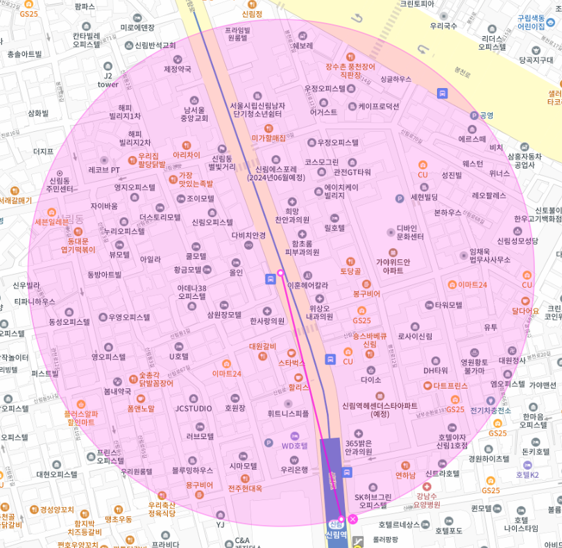 신림역 주차장 | 관악구 신림동 월주차 | 평일 주말 전일제