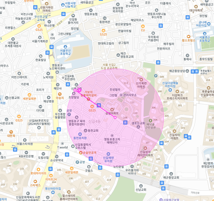 영등포구 신길동 영등포중고차 매매단지 인근 주차장 | 월주차 정기권