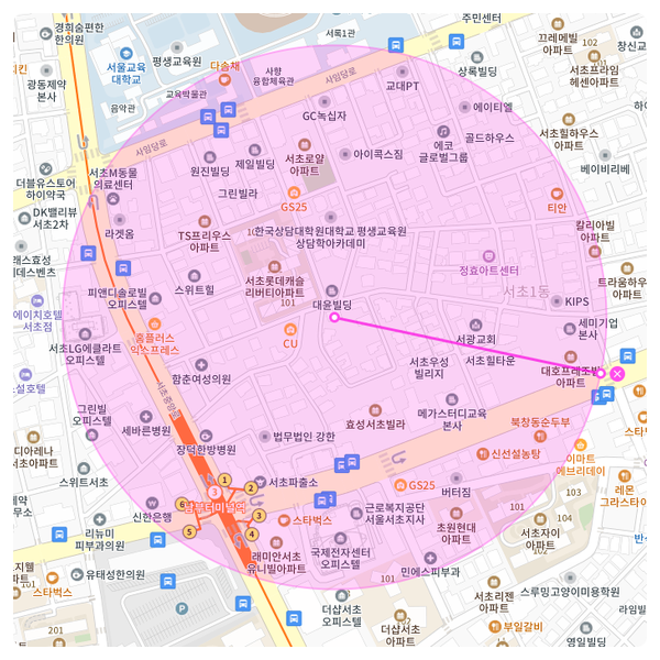 남부터미널 월주차 / 월 334,000원 / 남부터미널역 도보 6분