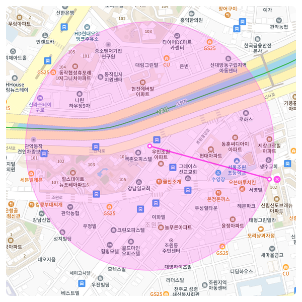 구로디지털단지 월주차 / 월 11만 원 / 구로디지털단지역 도보 10분