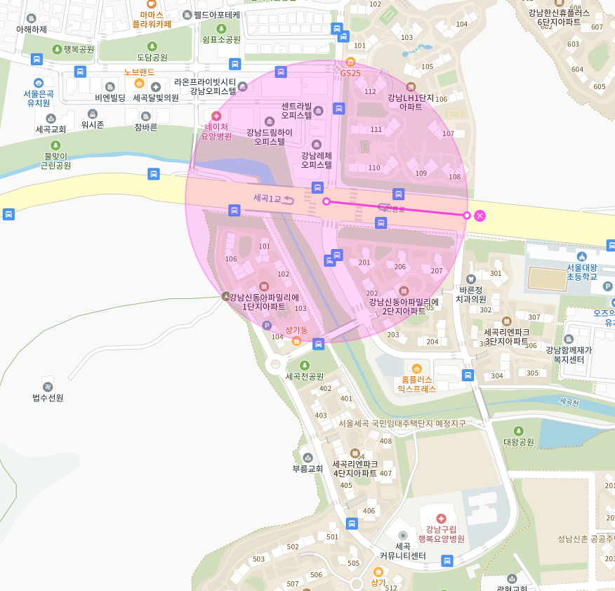 강남구 세곡동 강남구립행복요양병원 인근 주차장 | 월주차 정기권