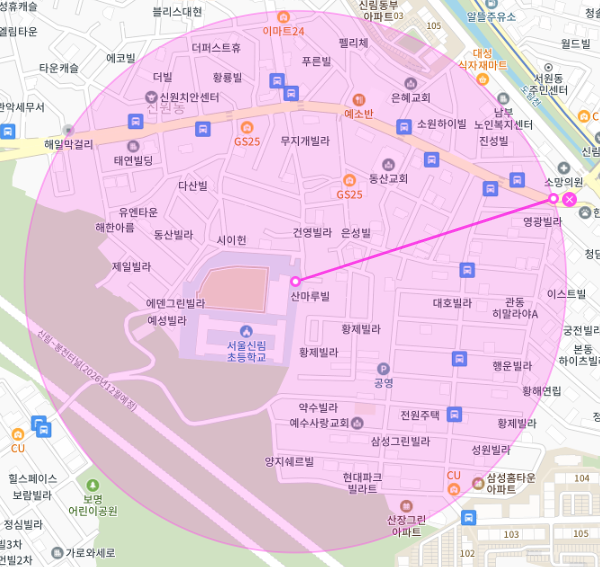 서원역 주차장 쉽게 찾기 | 관악구 신림동 월주차 | 평일 주간제