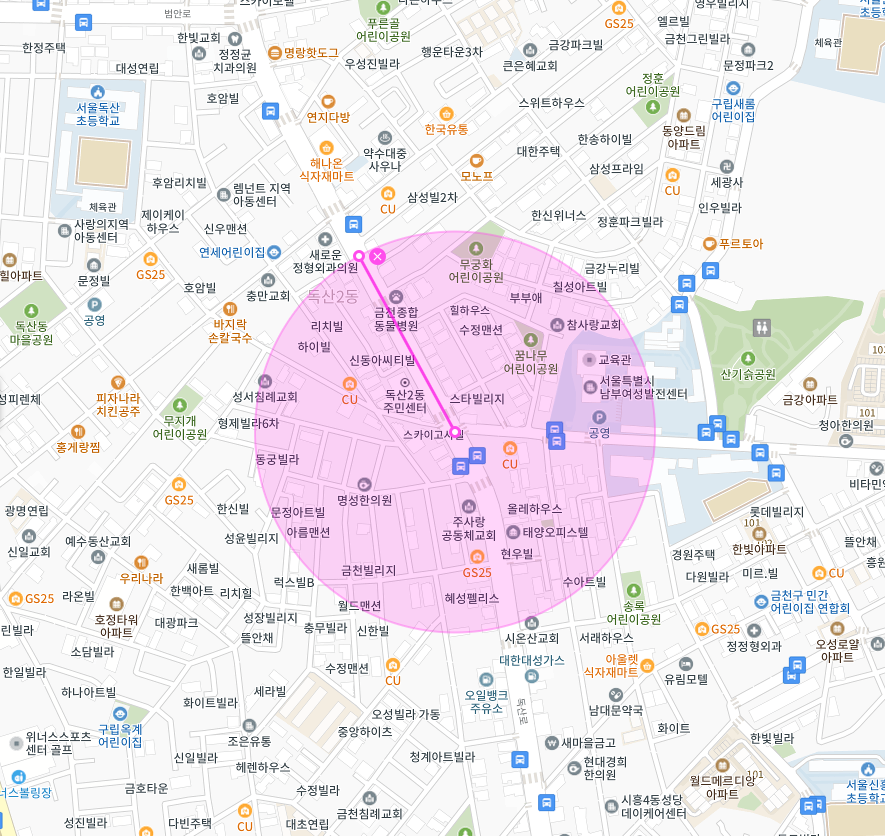 금천구 남부여성발전센터 인근 전일제 월주차 | 월 9만원대