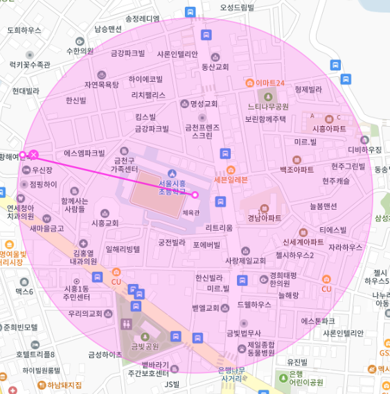 금천구 주차 자리 간단 대여 | 금천구 시흥동 월주차 | 평일 주간제