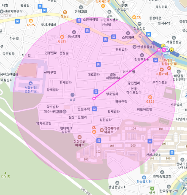 서원역 유료주차장 비쌀 땐 | 주만사 관악구 신림동 월주차 | 평일 주간제