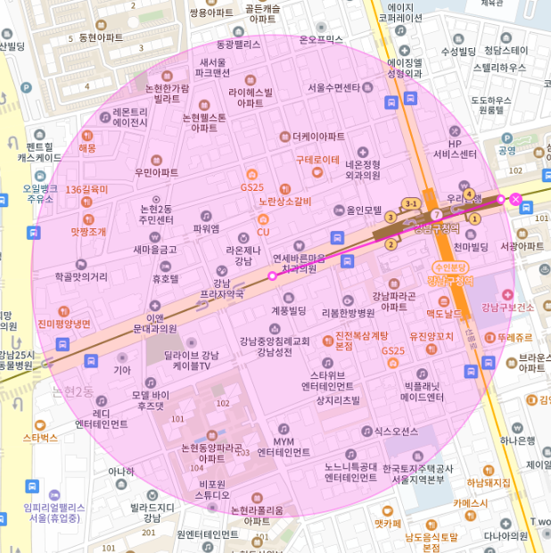 강남구청역 주차장 찾아드려요 | 주만사 강남구 논현동 월주차 | 평일 주말 야간제