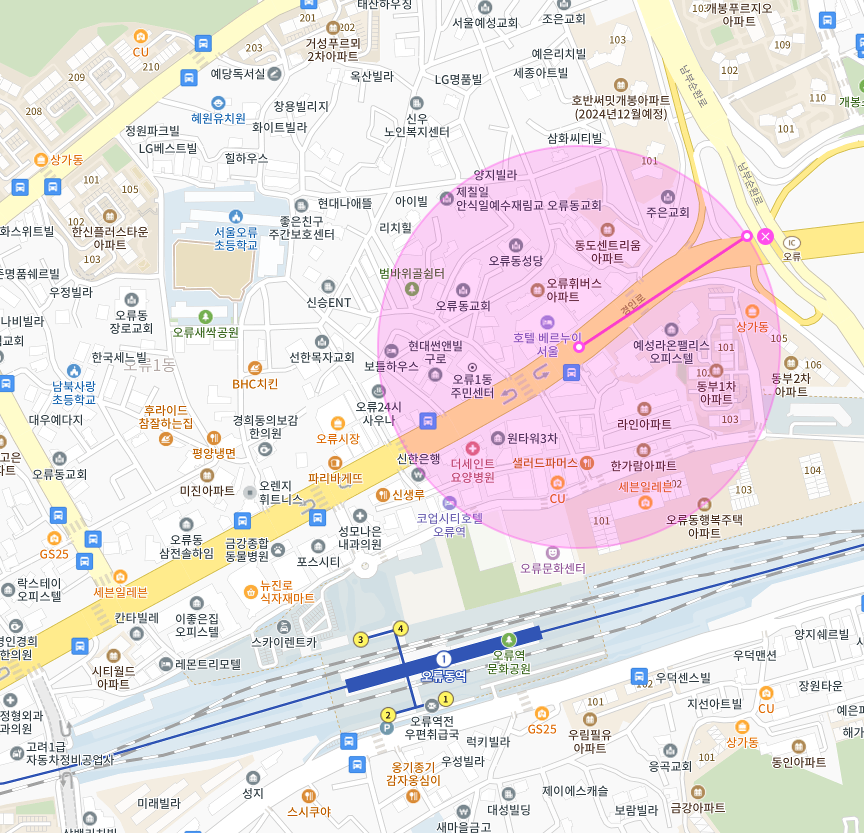 구로구 오류동 단일 지정석 월주차 여기 있어요!!