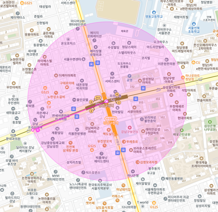 강남구청역 공영주차장 찾기 어려우셨나요? 주만사 월주차로 해결하기 | 강남구 논현동 | 평일 주말 야간제