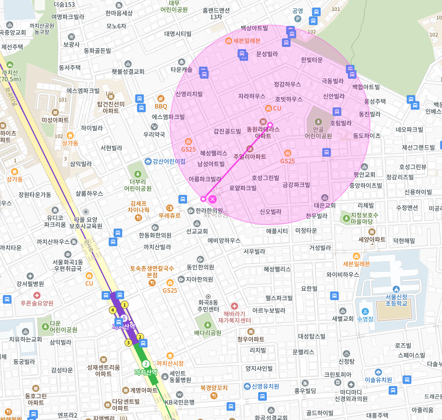 강서구 화곡동 까치산역 인근 주차장 | 월주차 정기권 | 전일제