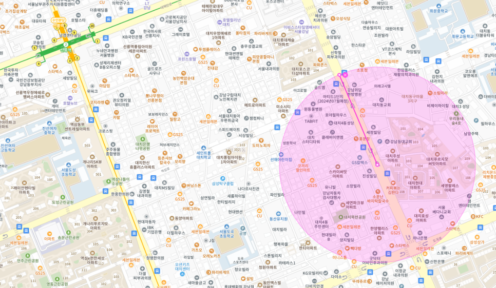 선릉역 공영주차장 대신 주만사 월주차로 | 강남구 대치동 주차장 | 평일 주말 전일제