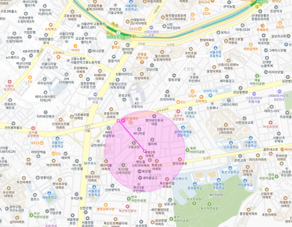 구로디지털단지역 주차장은 주만사에서 | 금천구 독산동 월주차 | 평일 주간제