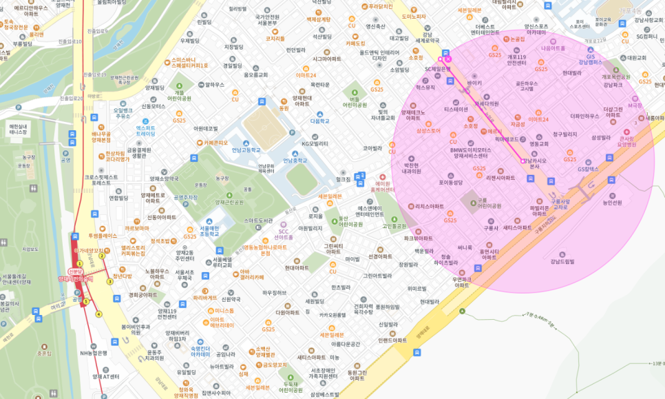 양재시민의숲역 주차장 자리 여기 있어요! | 공영주차장 대신 주만사 강남구 개포동 월주차 | 평일 주말 전일제