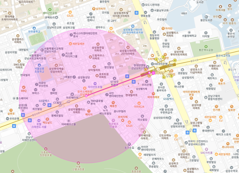 삼성중앙역 공영주차장 마땅히 없을 때 주차할 곳 | 주만사 강남구 삼성동 월주차 | 평일 주말 전일제