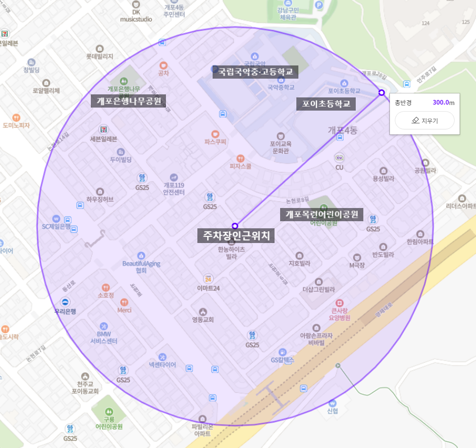 강남구 개포동 월주차 주만사｜개포은행나무공원 인근 최고급 주차장