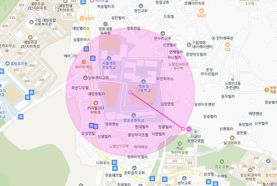 대방동 월주차│서울시 동작구 대방동│ 영등포고 영등포중 인근 월주차장