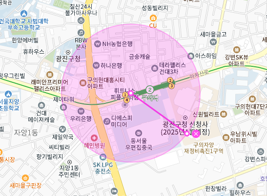 구의역 월주차│4번출구 도보 1분│20만원 초반대 매물!