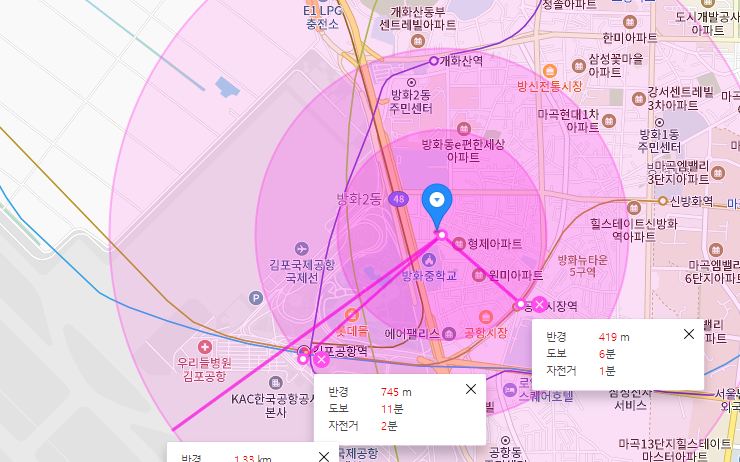 방화동 월주차 │강서구 초원로 │ 김포공항역 방화중학교, 공항시장역 인근│월 10만원