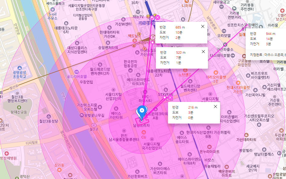 가산동 월주차 │가산동 디지털로 │ 가산디지털단지역, 에이스골든타워 인근│월 10만원대