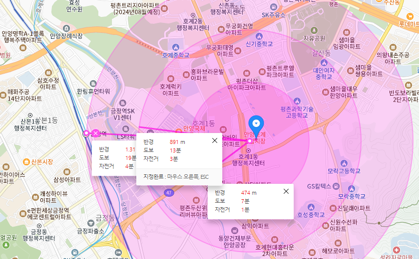 안양 호계동 월주차│안양시 동안구│금정역, 안양국제유통단지 인근│월 10만원대