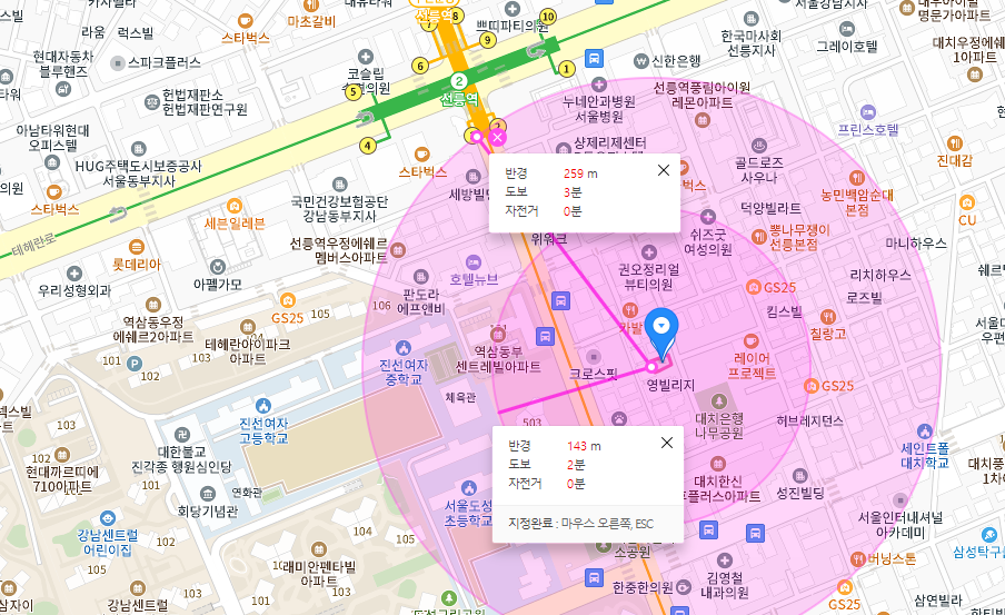 선릉역 월주차 │ 강남구 대치동 │ 진선여자중, 세인트폴대치학교 인근│월 30만원대