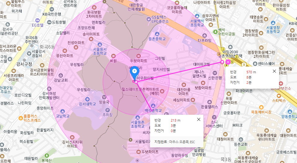 등촌동 공영주차장│강서구 등촌로│백석중, 등촌역 인근│월 7만원