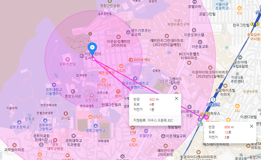 이문동 공영주차장│동대문구 천장산로│외대앞역, 한국외대, 경희대 인근│월 10만원대