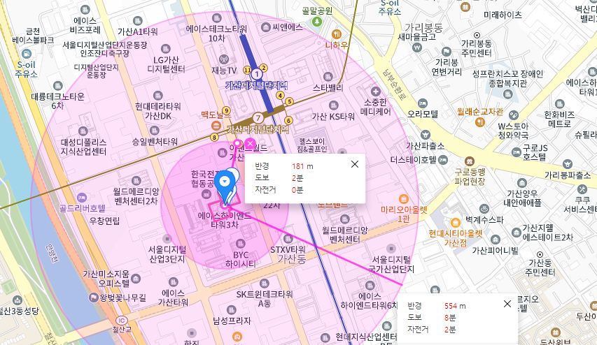 가산동 공영주차장│금천구 가산디지털로│가산디지털단지역, 서울디지털산업단지 인근│월 10만원대