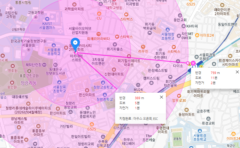 회기동 공영주차장│동대문구 회기로│회기역, 서울홍릉초등학교 인근│월 10만원대