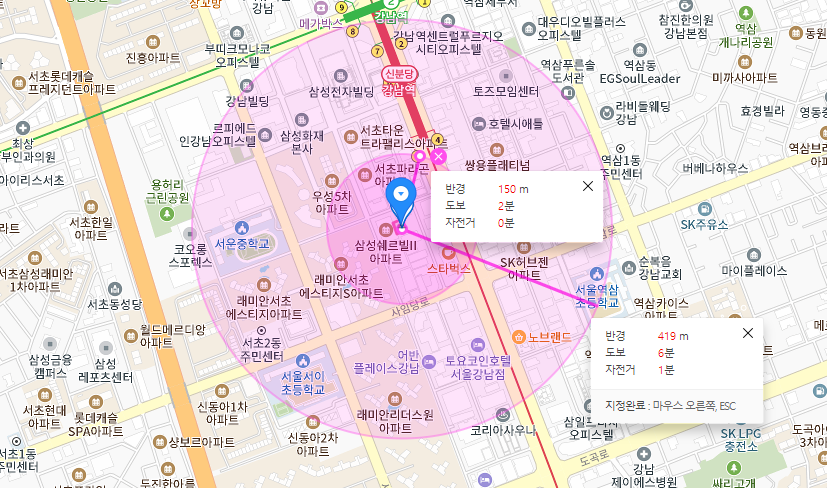 강남역 월주차│서초구 서초동 서초대로│서운중학교, 우성아파트사거리 인근