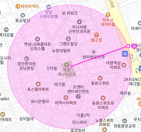 역삼역 월주차 역삼개나리공원 근처 정보 안내