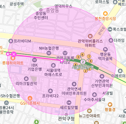 서울대입구역 월주차 4번출구 인근 도보 5분 거리 주차장 찾았다!