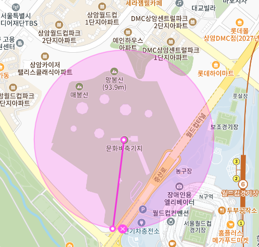 상암 월주차 문화비축기지 공원 주차장 이용 안내
