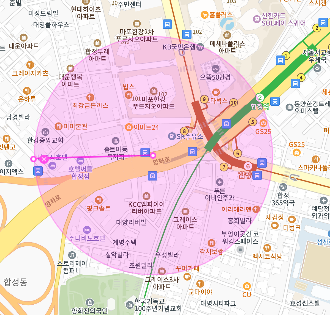 합정역 월주차 양화어린이공원 인근 도보 5분 주차장 소개합니다