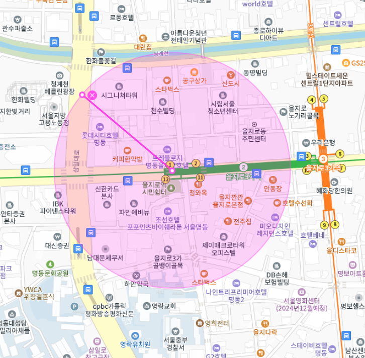 을지로3가역 월주차, 주만사가 주차장을 찾아냈습니다