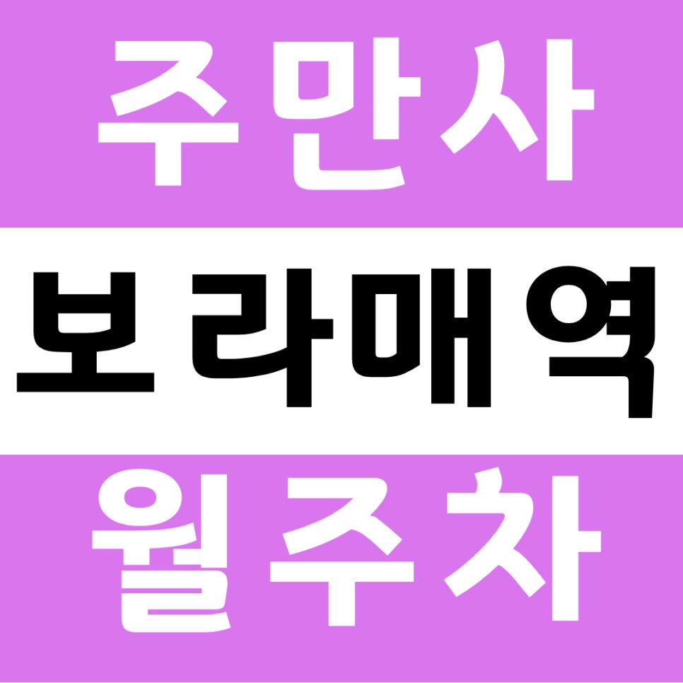 보라매역 월주차, 도보 5분 거리로 주차장 알아보라매! 대표 이미지